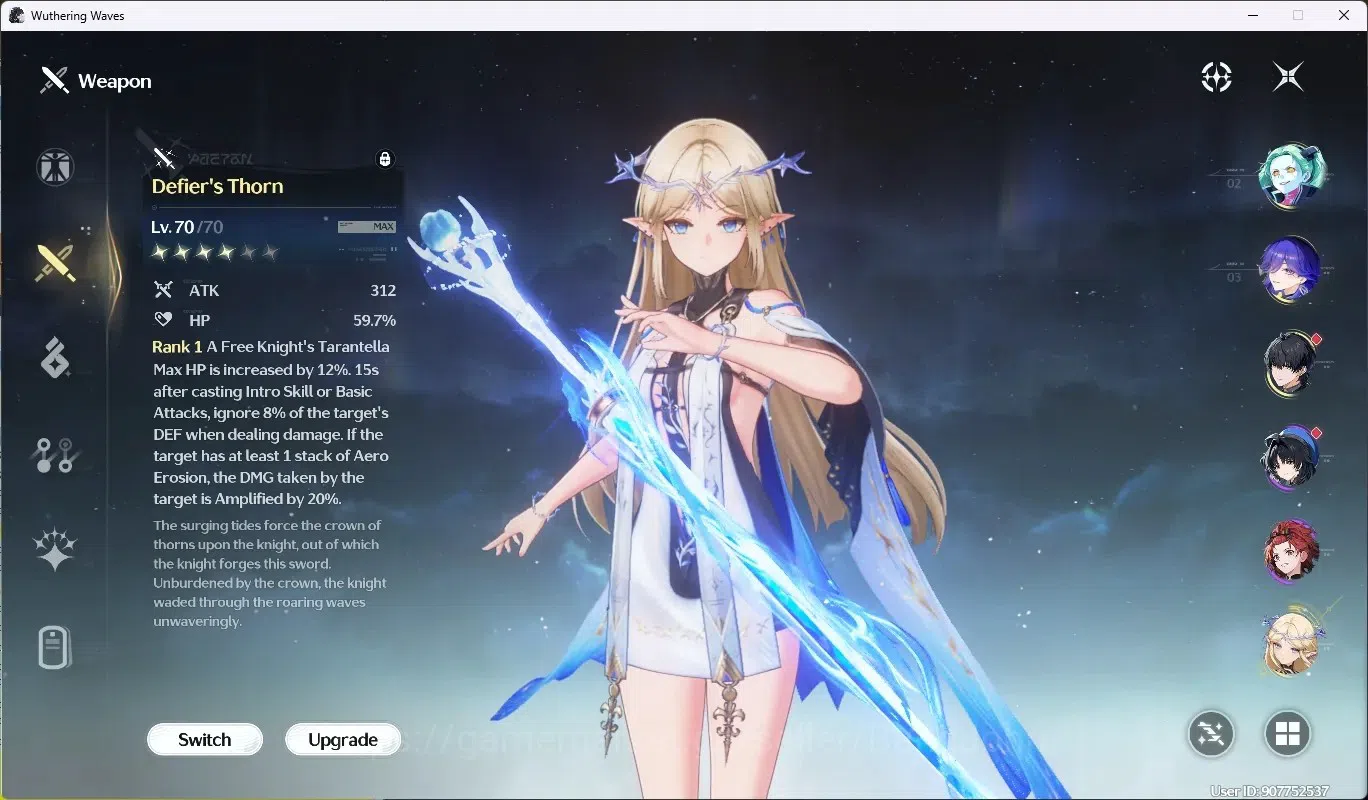 Wuthering Waves Accounts SEA|UL49 |Rank5|3 Char Limited [(Lucy R1,Cartethyi image 5