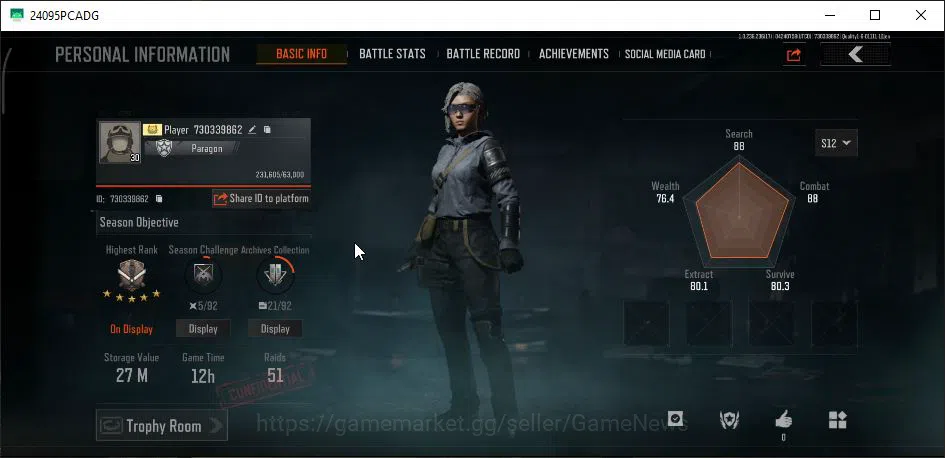 Arena Breakout Accounts MOBILE Lv30|SV 27M|CV 23M| AEK B| AKM SS, Groza SS image 11