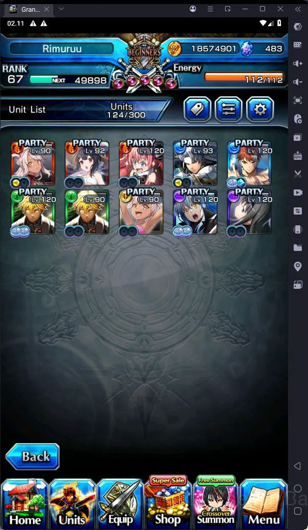Grand Summoners Accounts [GLOBAL] Rank 67 | 10 Ascend | Ult Paladin Roy TW  image 10
