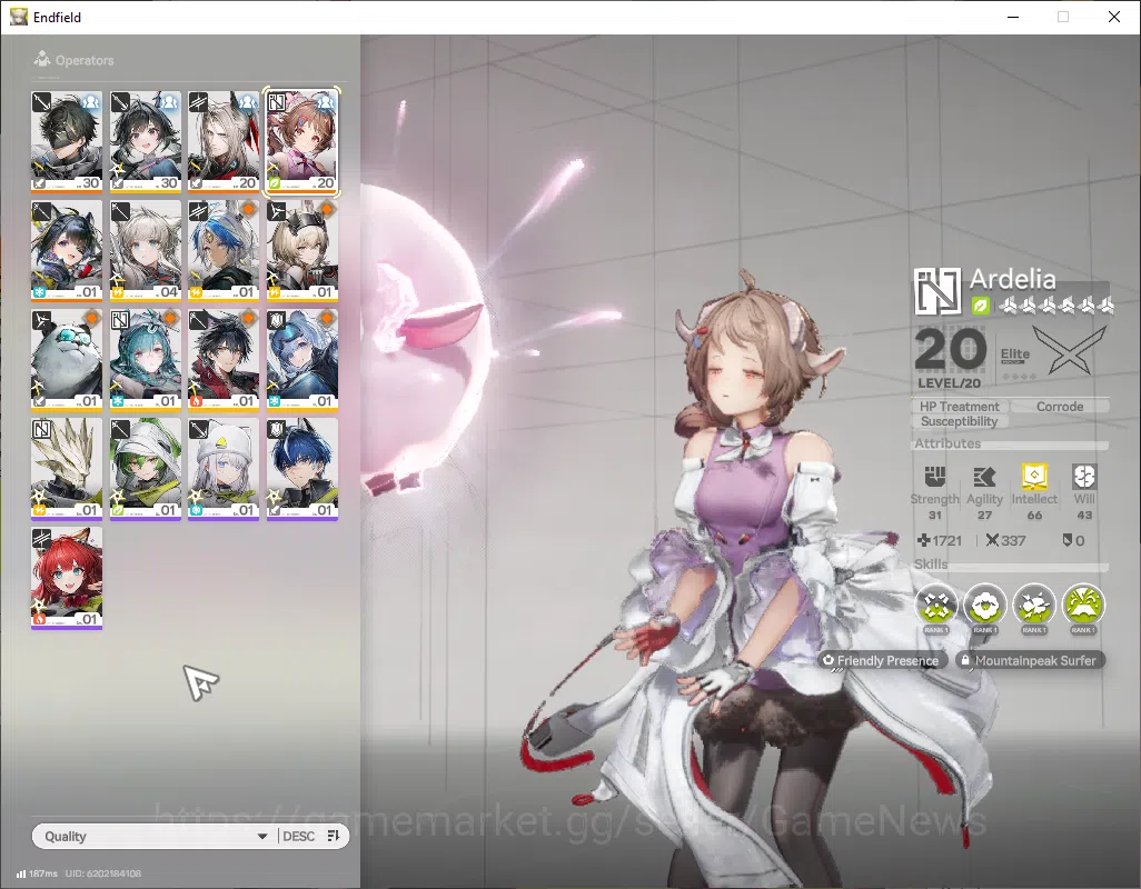 Arknights: Endfield Accounts NA/EU|Starter|Lv 8|3 SSR(1Limited)+7(*6WP)|[Tang t image 2