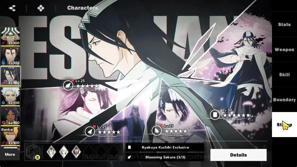 BLEACH: Soul Resonance Accounts NuverseSEA|LV78|15 SSR[AizenB5,ByakuB3,ToshiroB1,I image 14