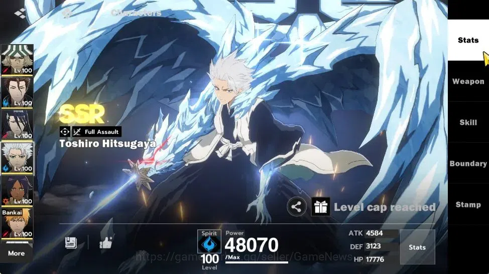BLEACH: Soul Resonance Accounts NuverseSEA|LV78|15 SSR[AizenB5,ByakuB3,ToshiroB1,I image 15