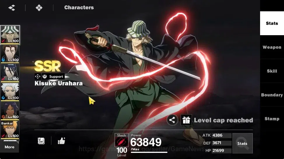 BLEACH: Soul Resonance Accounts NuverseSEA|LV78|15 SSR[AizenB5,ByakuB3,ToshiroB1,I image 3