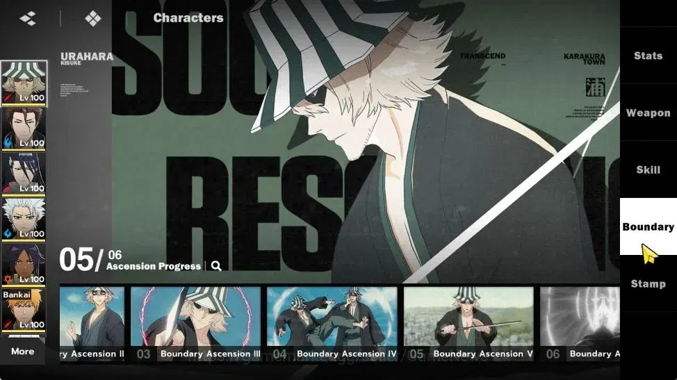 BLEACH: Soul Resonance Accounts NuverseSEA|LV78|15 SSR[AizenB5,ByakuB3,ToshiroB1,I image 5