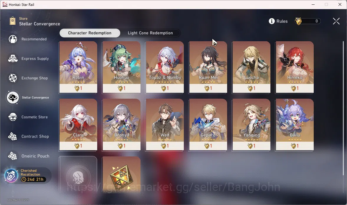 Honkai Star Rail Accounts ASIA | TL 24 | 2 Limit | Silver Wolf Lvl 999 | Ach image 11