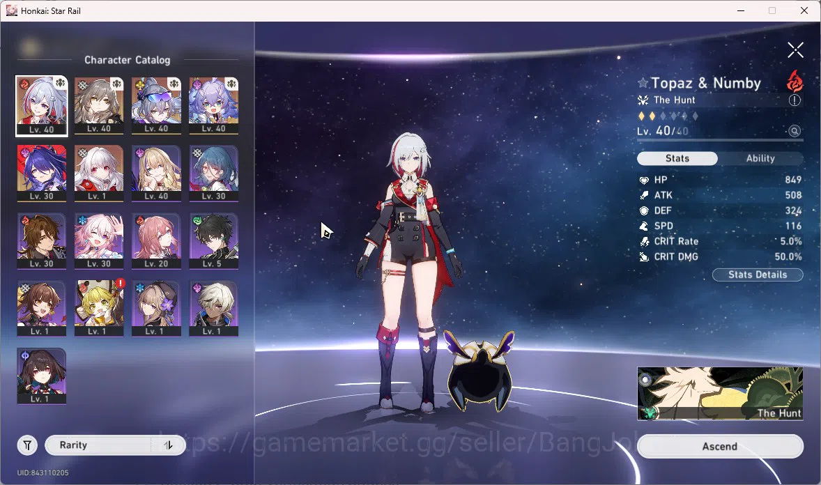 Honkai Star Rail Accounts ASIA | TL 24 | 2 Limit | Silver Wolf Lvl 999 | Ach image 3