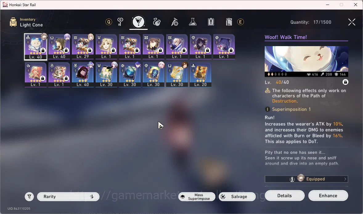 Honkai Star Rail Accounts ASIA | TL 24 | 2 Limit | Silver Wolf Lvl 999 | Ach image 4