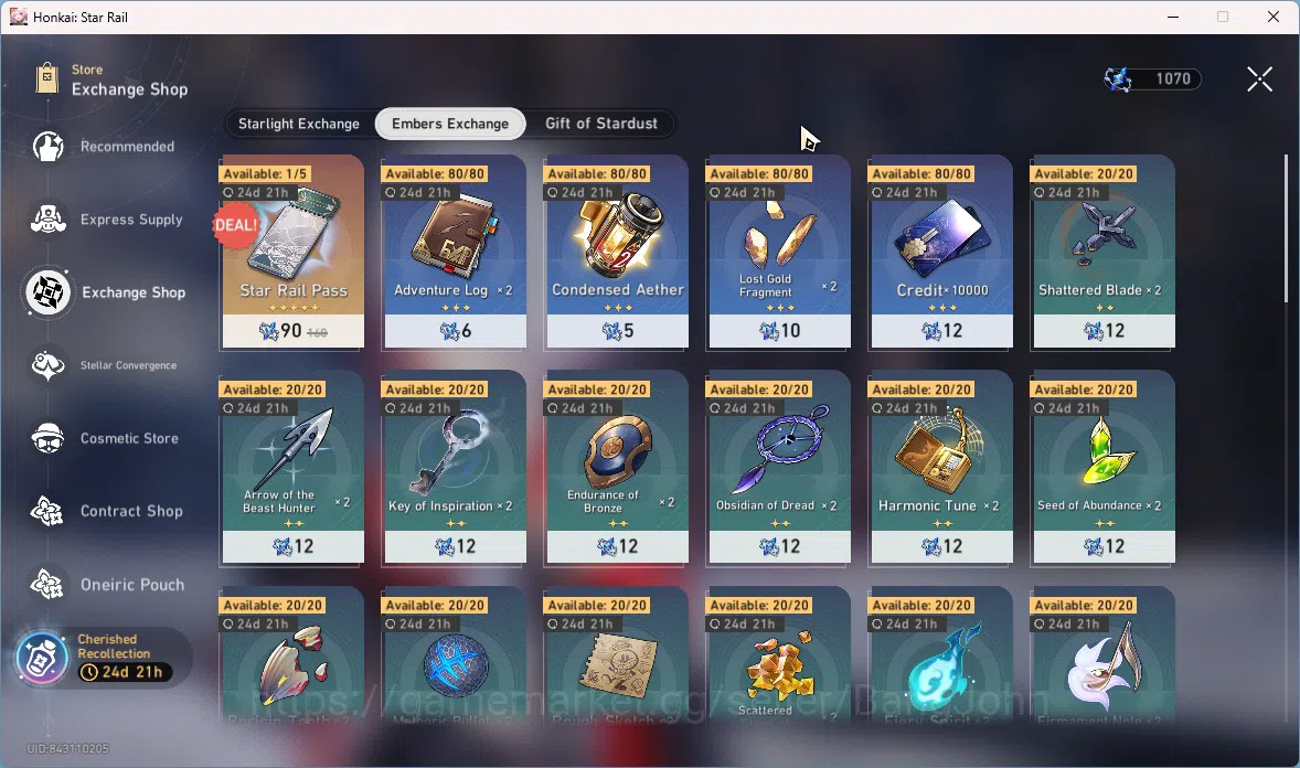 Honkai Star Rail Accounts ASIA | TL 24 | 2 Limit | Silver Wolf Lvl 999 | Ach image 9