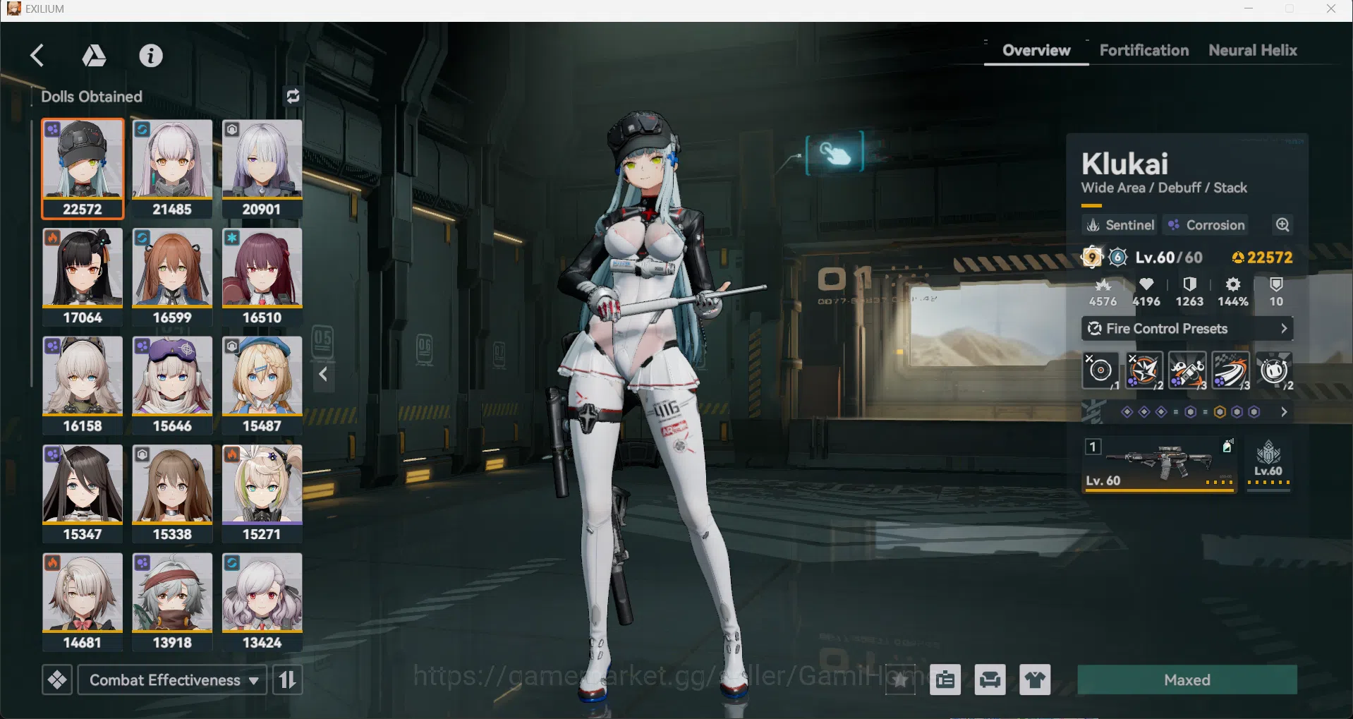 Girls' Frontline 2: Exilium Accounts Svr Darkwinter | Klukay V6 R1, Voy V3 R1, Springfield V3 R1, Makiatto V2 R1, Lind V3 2