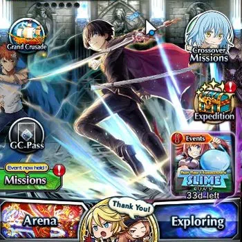 Grand Summoners Accounts Mid-Game Global|Rank 89|Mid Game|16 Ascend+8