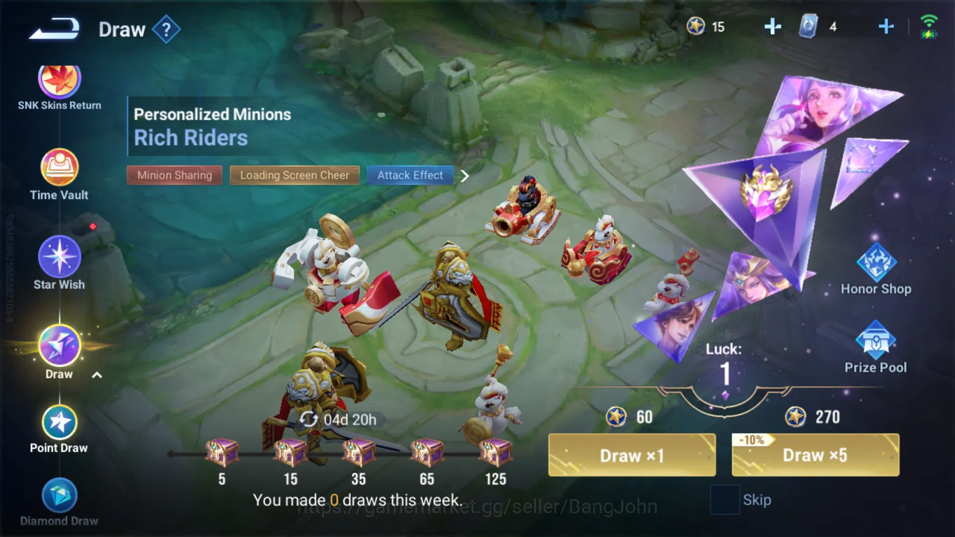 Honor of Kings Accounts GLOBAL Hero 47|Skin 44|2 Legend Wukong+LadySun|Sai image 10
