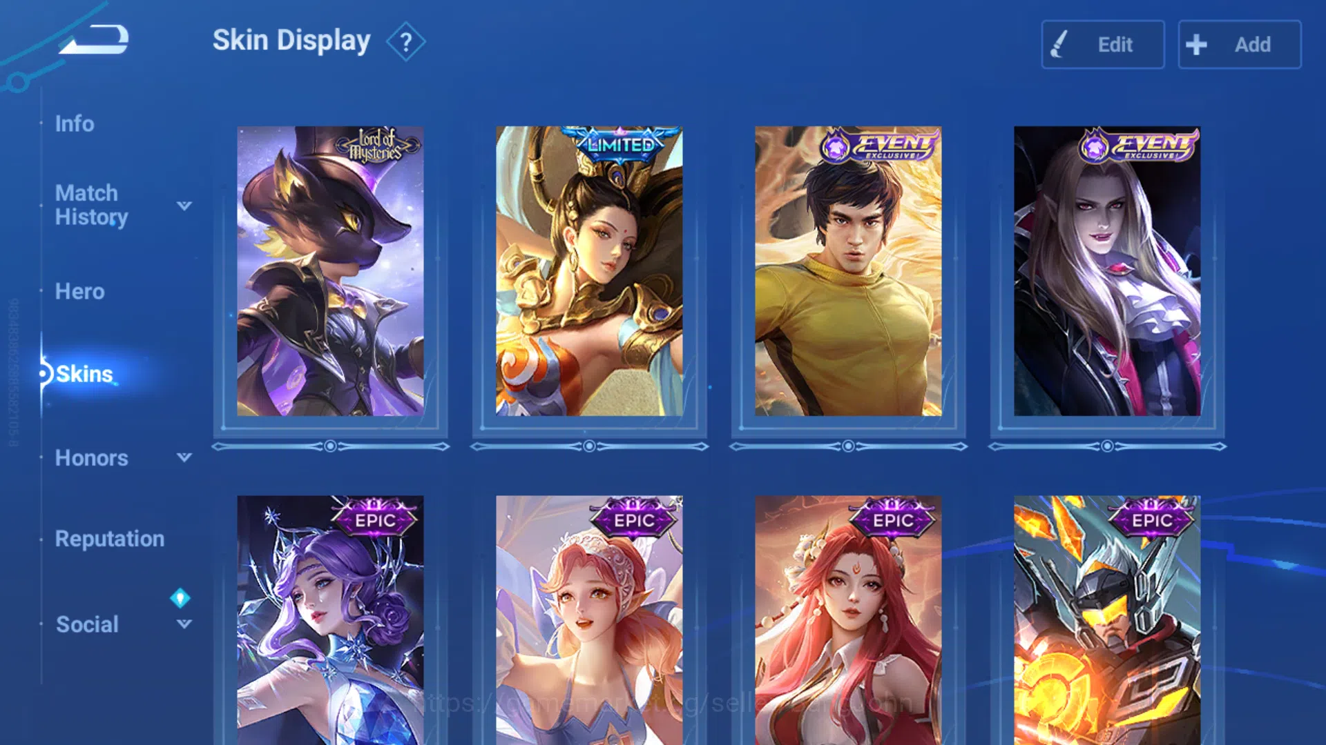 Honor of Kings Accounts GLOBAL Hero 47|Skin 44|2 Legend Wukong+LadySun|Sai image 3