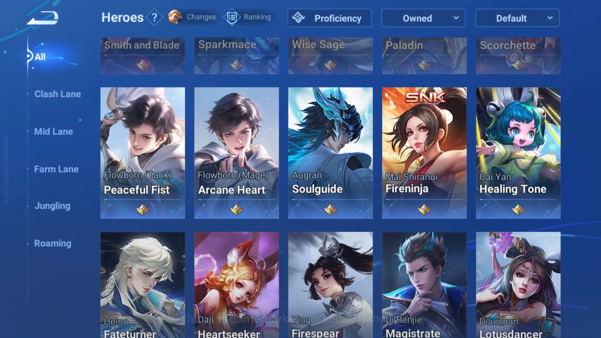 Honor of Kings Accounts GLOBAL Hero 47|Skin 44|2 Legend Wukong+LadySun|Sai image 8
