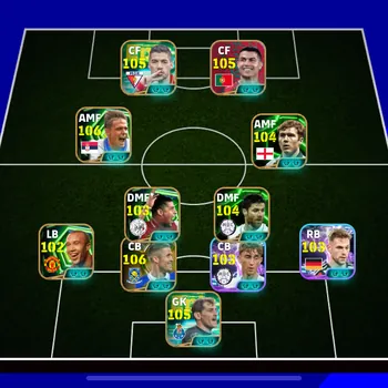 eFootball Accounts Legends & Iconic Players ovr 3231