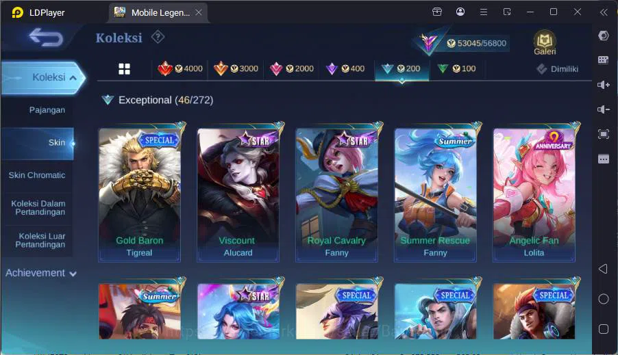 Mobile Legends: Bang Bang Accounts GLOBAL|Hero 91|Skin 209|TF Roger,Prime Granger,Kof image 11