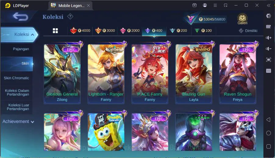 Mobile Legends: Bang Bang Accounts GLOBAL|Hero 91|Skin 209|TF Roger,Prime Granger,Kof image 17