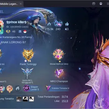 Mobile Legends: Bang Bang Collector GLOBAL|Hero 91|Skin 209|TF Roger,Prime Granger,Kof image 1