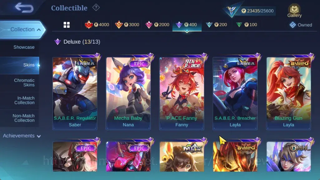 Mobile Legends: Bang Bang Accounts Hero 57|Skin 98|Highest Glory62|Sanrio Chang'e&Flo image 6