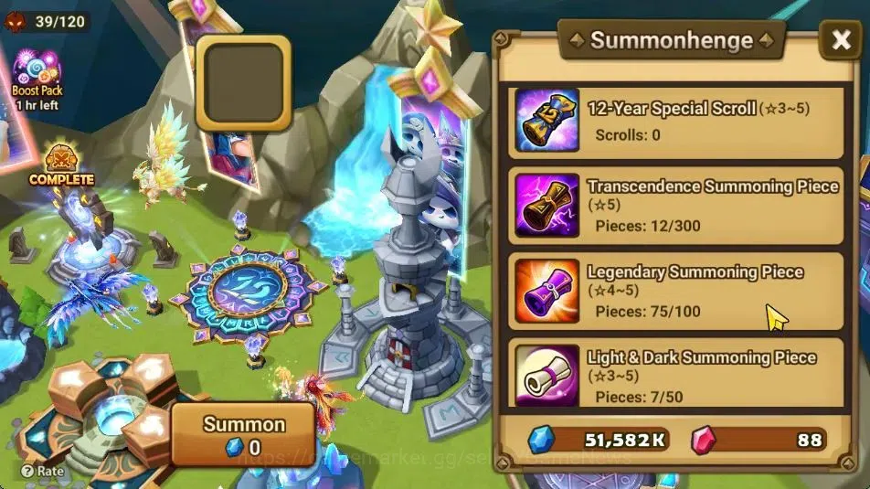 Summoners War: Sky Arena Accounts Starter GLOBAL Lv 36|Starter|1 LD [Yeonhong]|11 Total 15