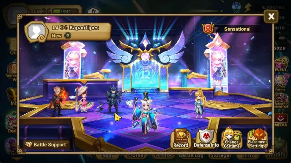 Summoners War: Sky Arena Accounts Starter GLOBAL Lv 36|Starter|1 LD [Yeonhong]|11 Total 2