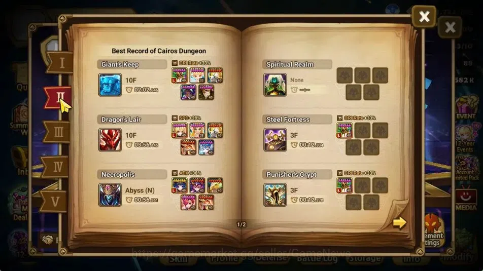 Summoners War: Sky Arena Accounts Starter GLOBAL Lv 36|Starter|1 LD [Yeonhong]|11 Total 4