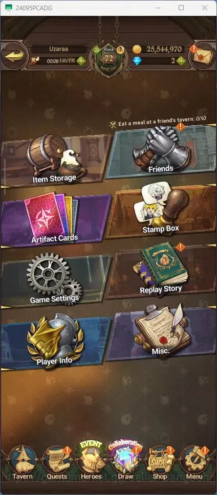 The Seven Deadly Sins: Grand Cross Accounts ASIA |3.59M CC|122 LS|LR Mesis 3/6|UR Menor 2/6,Me image 10