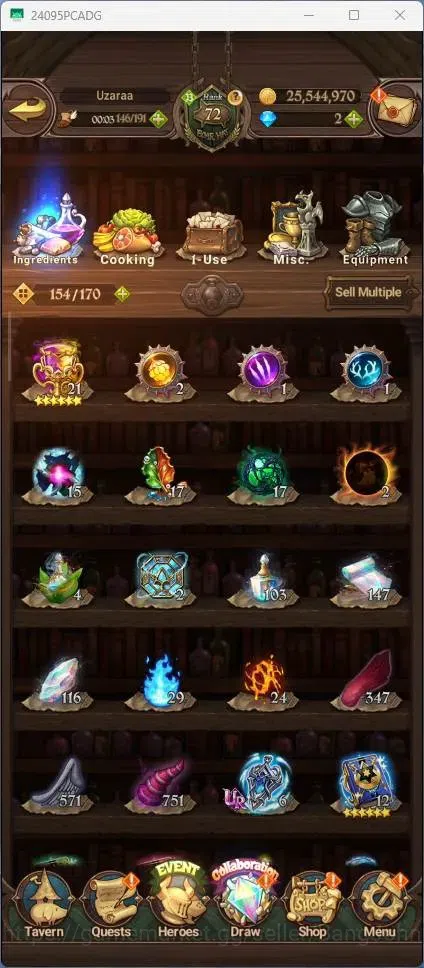 The Seven Deadly Sins: Grand Cross Accounts ASIA |3.59M CC|122 LS|LR Mesis 3/6|UR Menor 2/6,Me image 11