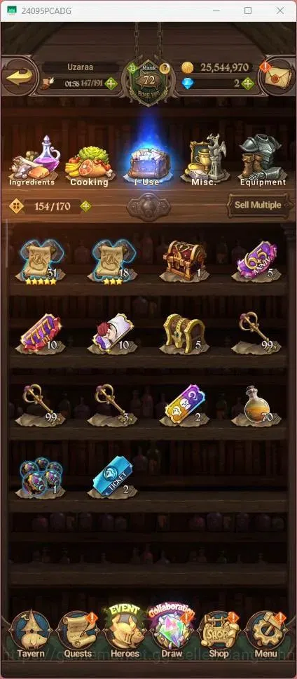 The Seven Deadly Sins: Grand Cross Accounts ASIA |3.59M CC|122 LS|LR Mesis 3/6|UR Menor 2/6,Me image 13