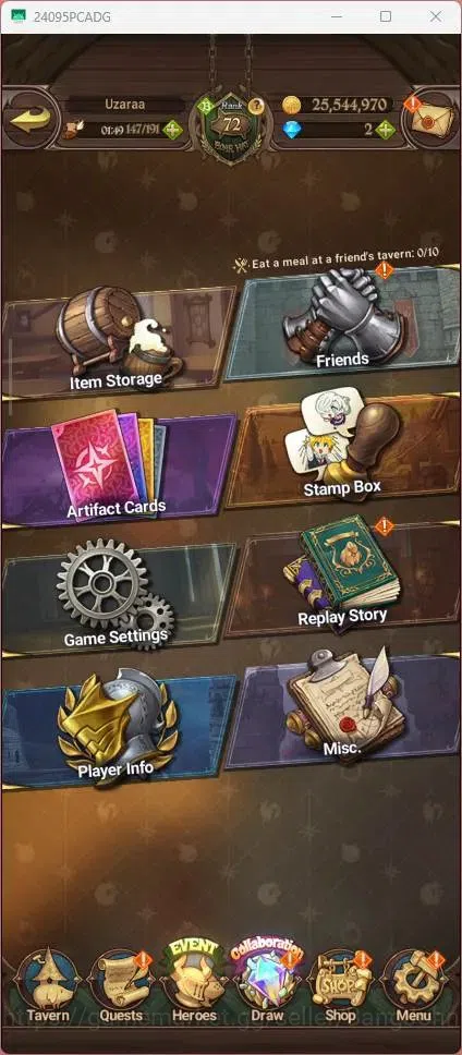 The Seven Deadly Sins: Grand Cross Accounts ASIA |3.59M CC|122 LS|LR Mesis 3/6|UR Menor 2/6,Me image 16