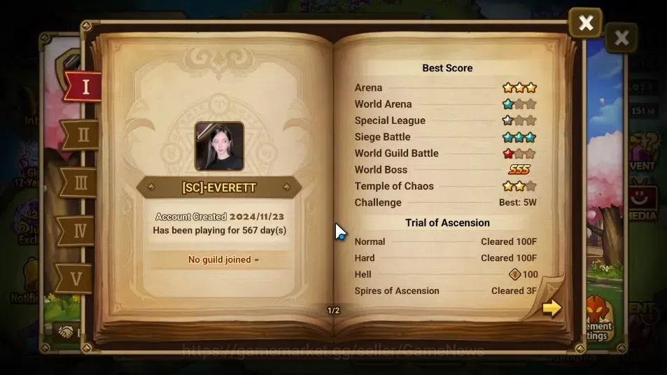 Summoners War: Sky Arena Accounts ASIA Lv100|2 LD[Han+Shazam]|Cryst 15 Goodrunes|60  image 5