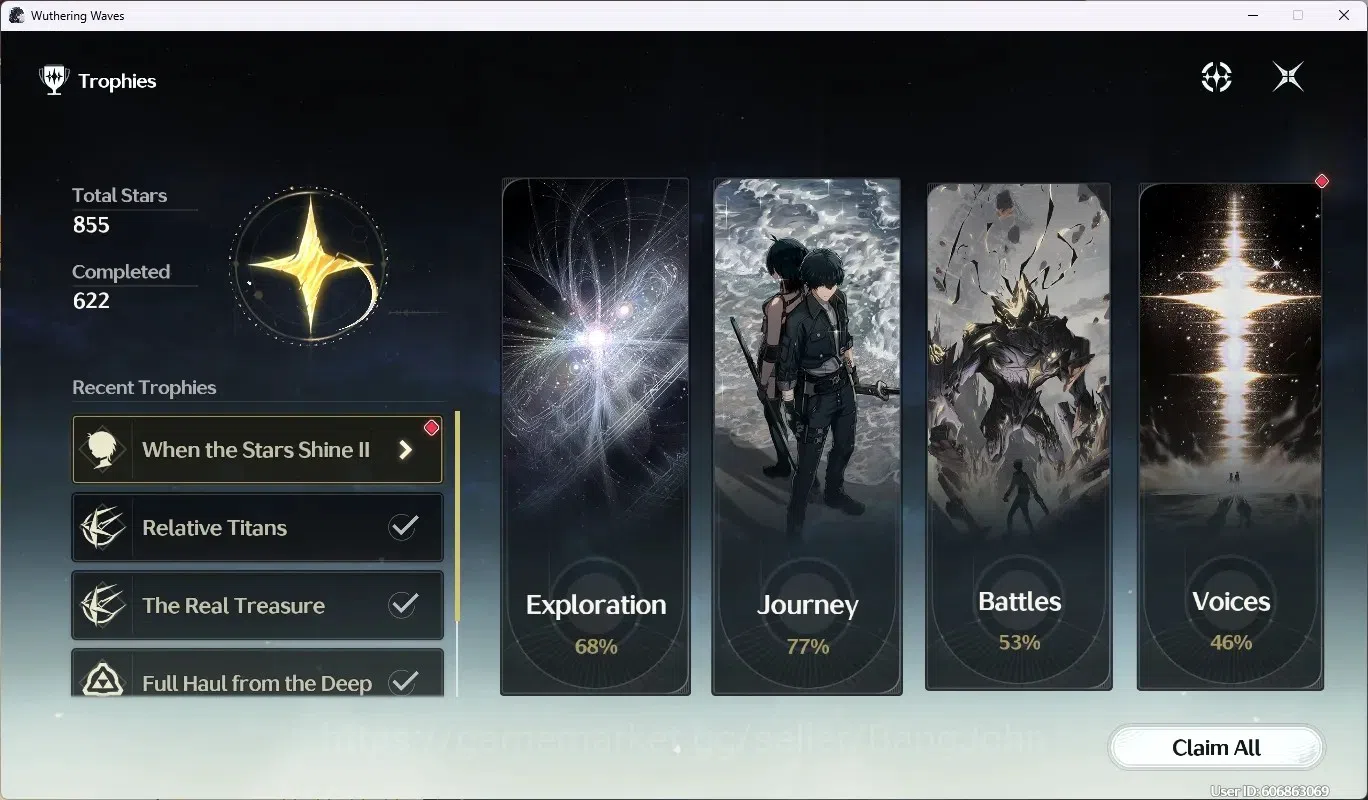 Wuthering Waves Accounts EU|UL 49|2 Char Limited [Lucy RC6+Sign,Lucilla] &  image 10