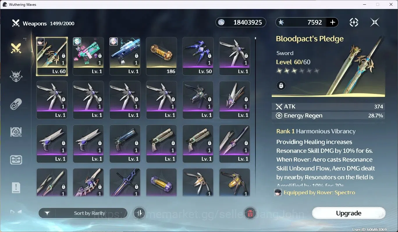 Wuthering Waves Accounts EU|UL 49|2 Char Limited [Lucy RC6+Sign,Lucilla] &  image 11
