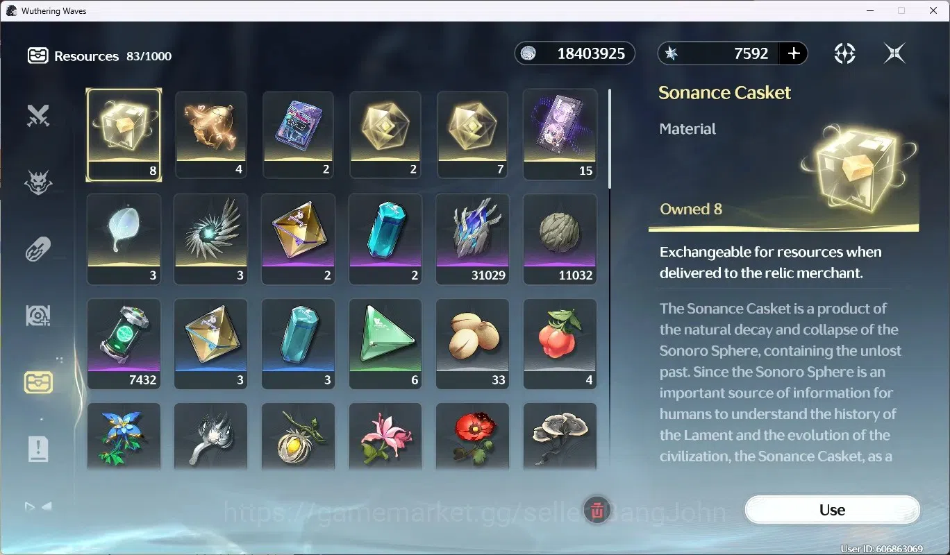 Wuthering Waves Accounts EU|UL 49|2 Char Limited [Lucy RC6+Sign,Lucilla] &  image 15