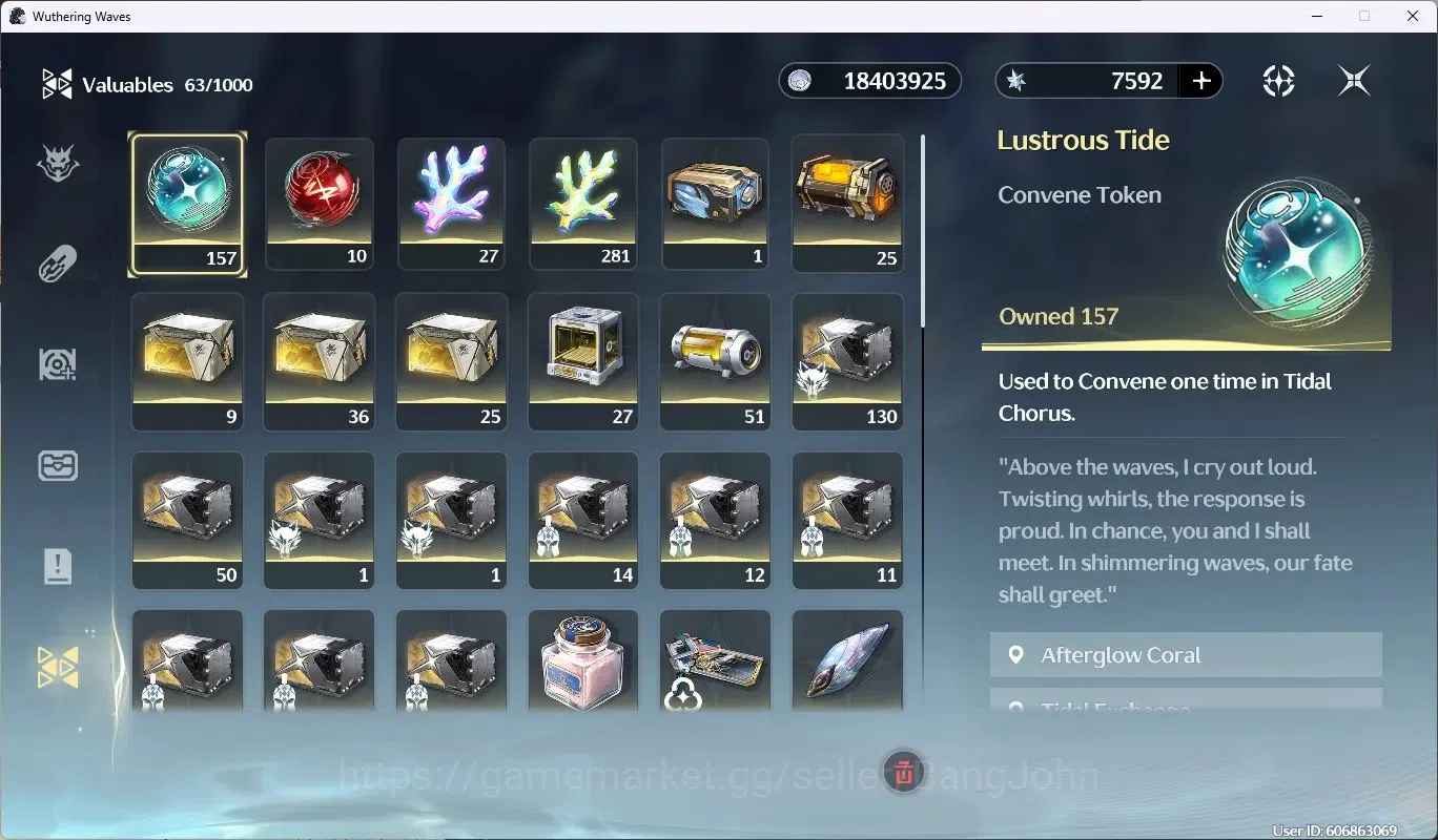 Wuthering Waves Accounts EU|UL 49|2 Char Limited [Lucy RC6+Sign,Lucilla] &  image 17