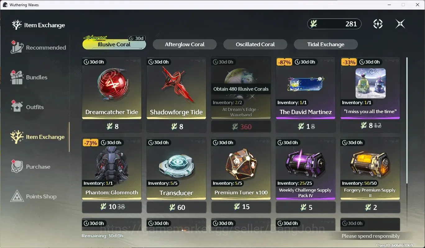 Wuthering Waves Accounts EU|UL 49|2 Char Limited [Lucy RC6+Sign,Lucilla] &  image 8
