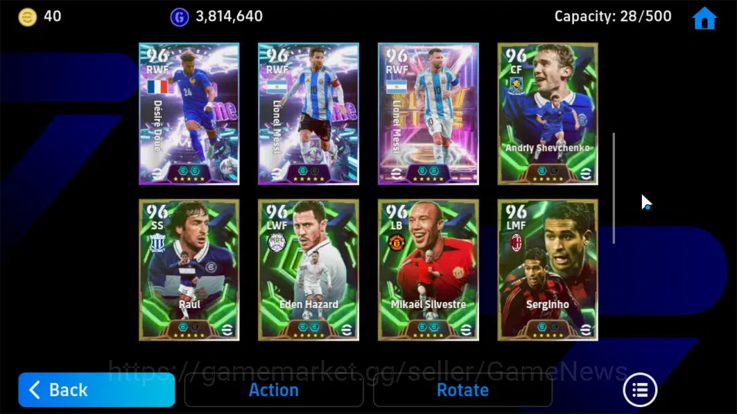 eFootball Accounts Android|PELE,Johan Cruyff,Frank Rijkard,Serginho,M image 8
