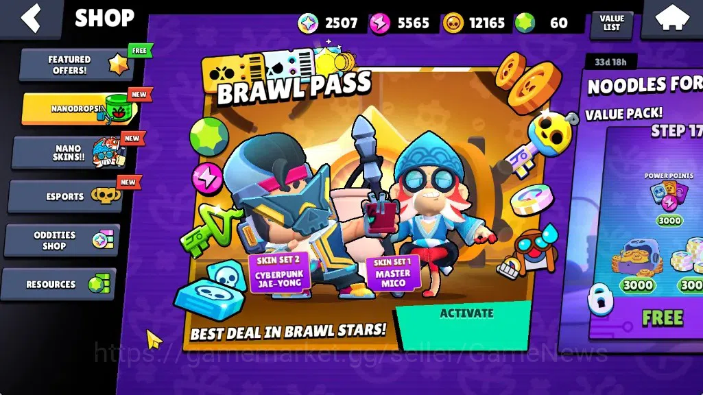 Brawl Stars Accounts 709 Trophy|16 Brawlers 1Max|5k PP 2k Bling|2Mythic(GridironOtis,PoopSpike),2Epic(SapphireMedusa 6