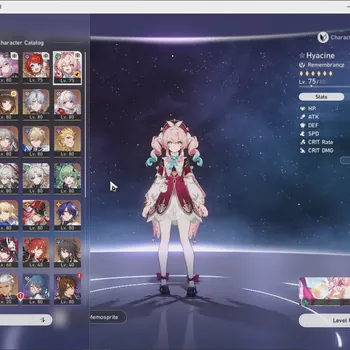 Honkai Star Rail Accounts Others Asia|TL 70|1 GC|19 Limited|(Castorice,Hyacine)+Sign
