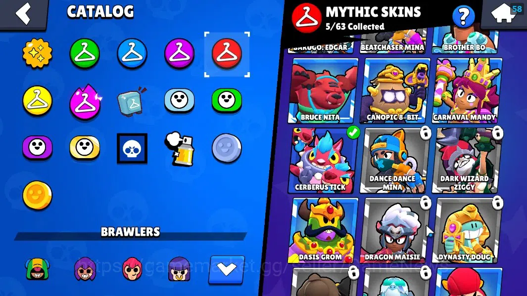Brawl Stars Accounts 5180 Trophy|33 Brawler 6 Max Lvl|Edgar FullBuffies image 14