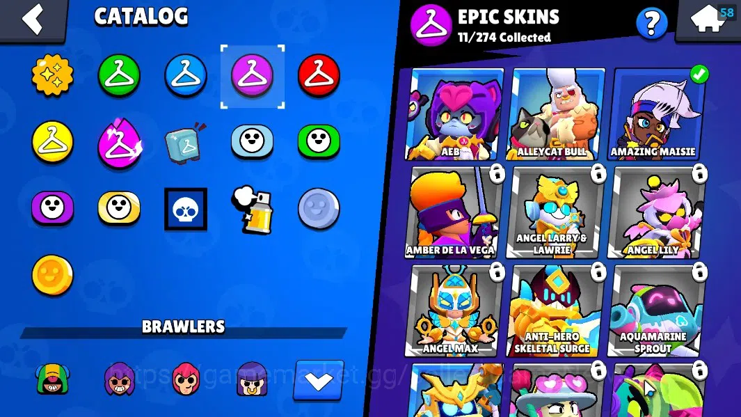 Brawl Stars Accounts 5180 Trophy|33 Brawler 6 Max Lvl|Edgar FullBuffies image 17