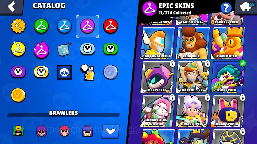 Brawl Stars Accounts 5180 Trophy|33 Brawler 6 Max Lvl|Edgar FullBuffies image 20