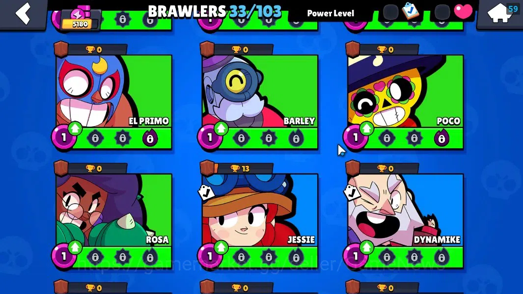Brawl Stars Accounts 5180 Trophy|33 Brawler 6 Max Lvl|Edgar FullBuffies image 9