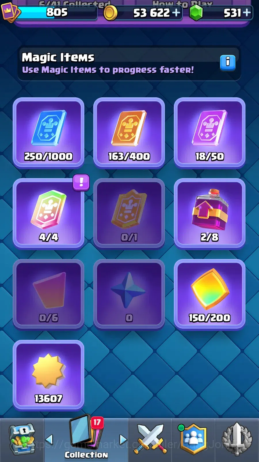Clash Royale Accounts Unknown|KTL 11|Trophy 5768|Arena 16|Card 93|Lv15 M image 14