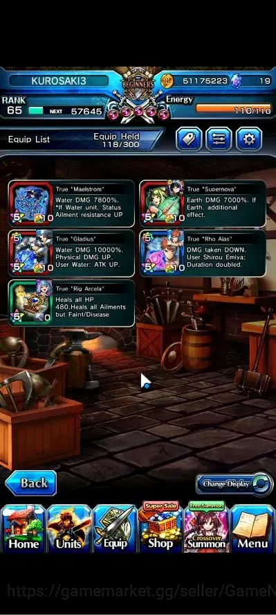 Grand Summoners Accounts Global|Rank 65|15 Ascend+2 TW|[Roy,Emiya]+TW,S Miy image 5