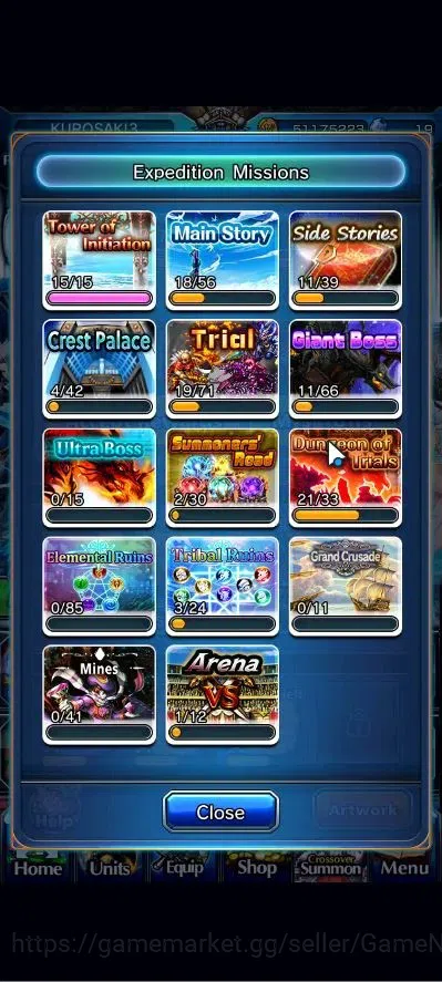 Grand Summoners Accounts Global|Rank 65|15 Ascend+2 TW|[Roy,Emiya]+TW,S Miy image 6