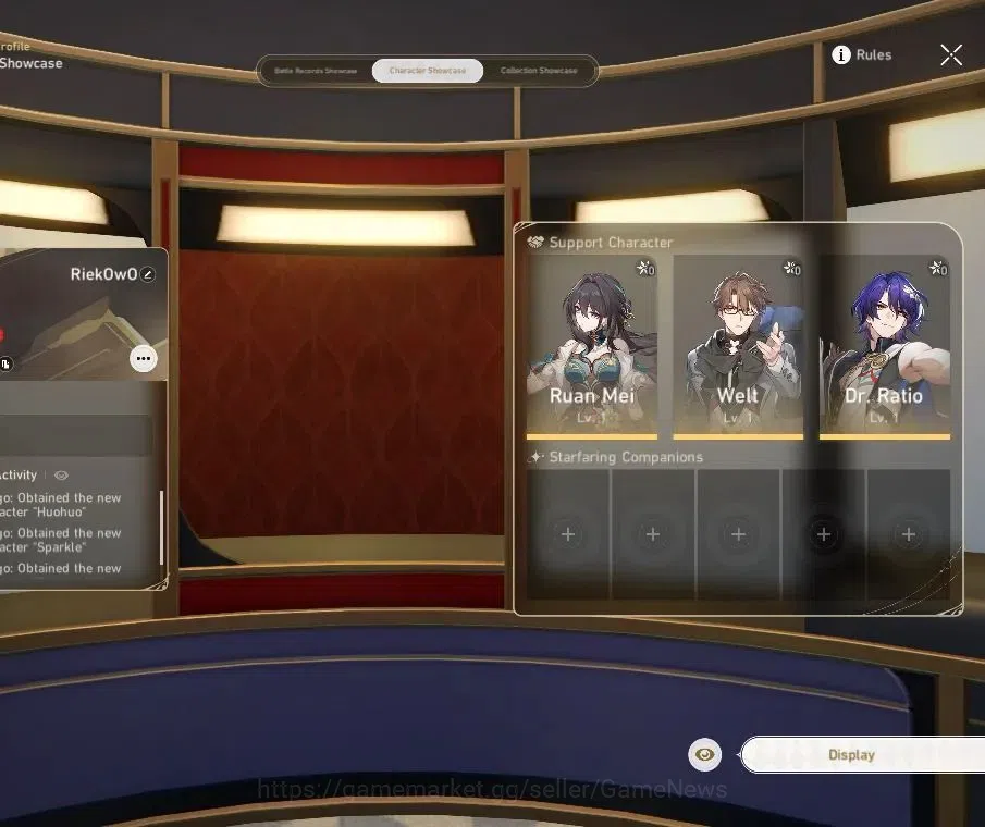 Honkai Star Rail Accounts Asia | TL 8 | 5 Limited | Evanescia, Sparkle, Huoh image 2