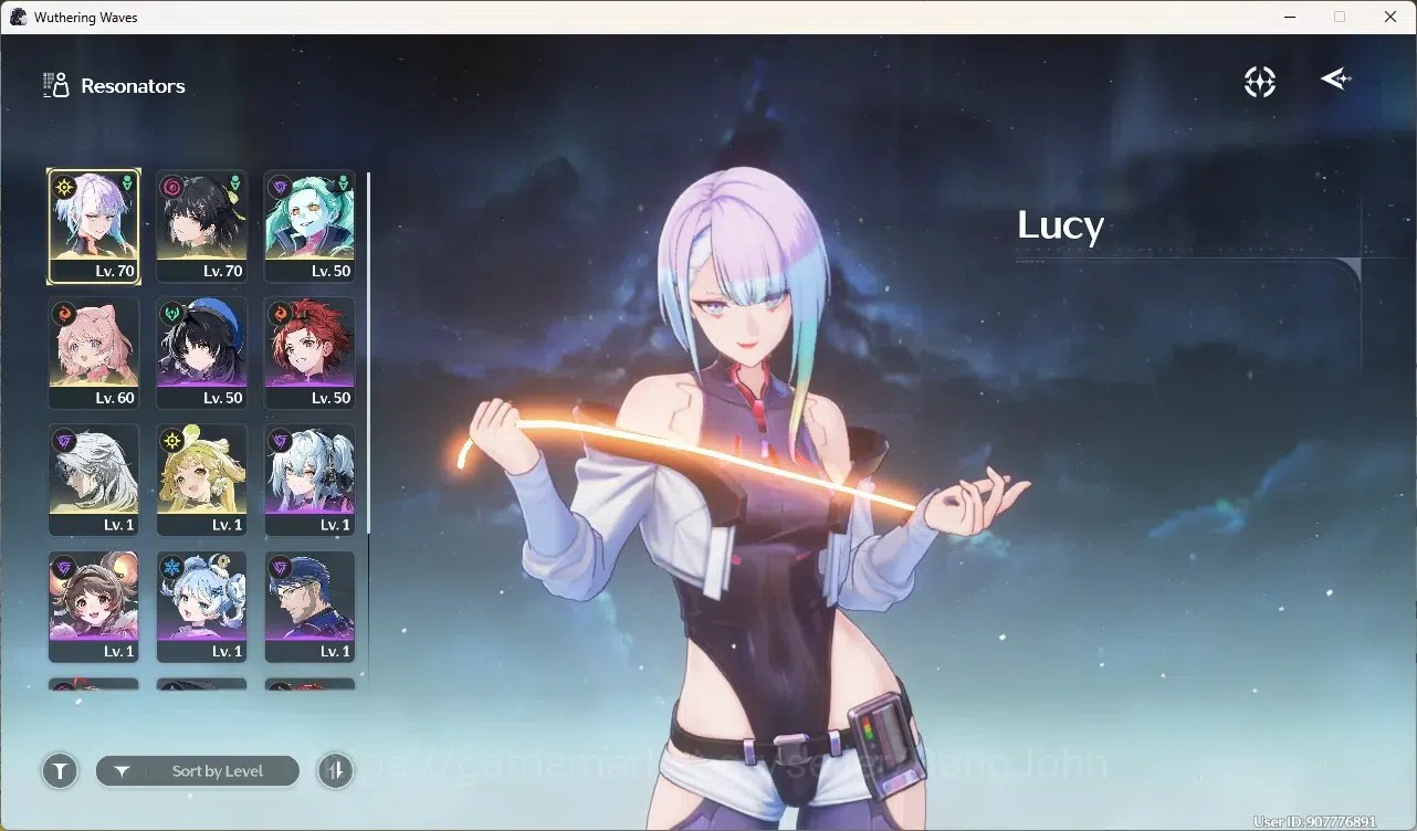 Wuthering Waves Accounts Mid-Game SEA|UL 50|Rank 6|2 Char Limited [Lucy Rc6]+Sign, Rebecca Rc1 | 1542 Astrite |Mc Female 2