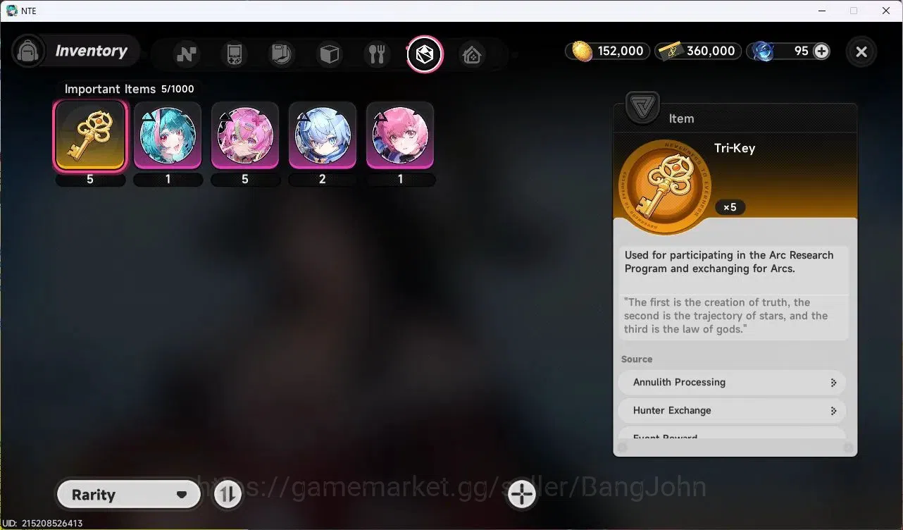 Neverness to Everness Accounts SEA | Lv 3 | 1 S-Class (Hotori+Sign) + 1 SelectorO image 13