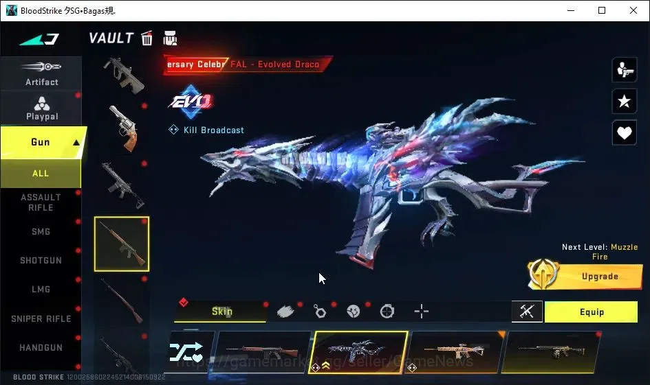 Blood Strike Accounts ASIA|ETERNAL MP5-Bloodrift Lv3|15 ULTRA[ZERO,UMP45 image 13