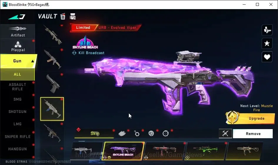 Blood Strike Accounts ASIA|ETERNAL MP5-Bloodrift Lv3|15 ULTRA[ZERO,UMP45 image 16